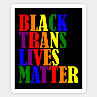 Black Trans Lives Matter Sticker